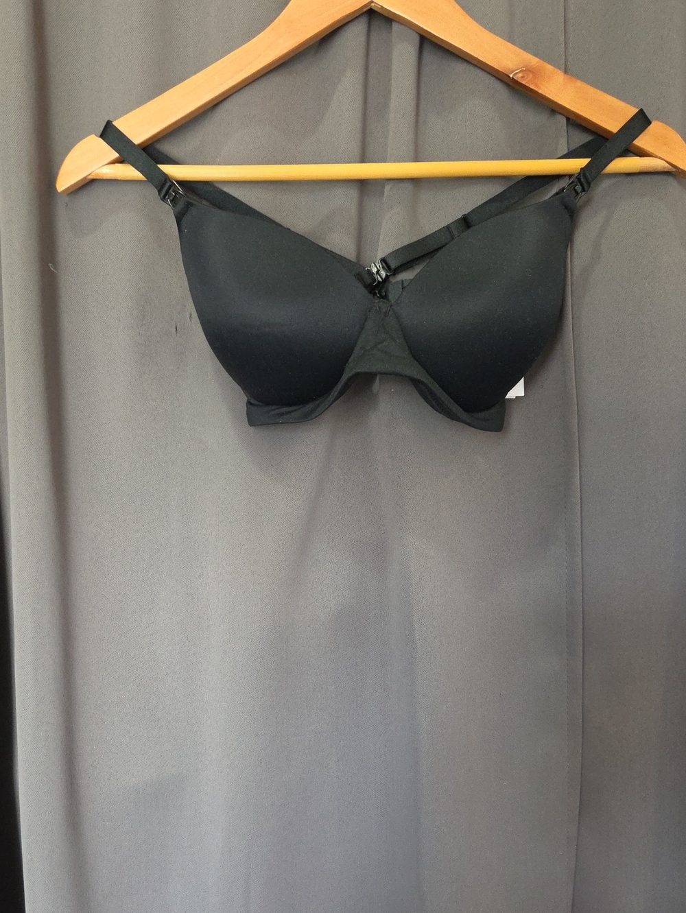 Classic Black T-Shirt Nursing Bra - Women Intimates & Sleepwear